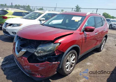 2014 Nissan Rogue Sv from USA, damaged, VIN 5N1AT2MV7EC811132